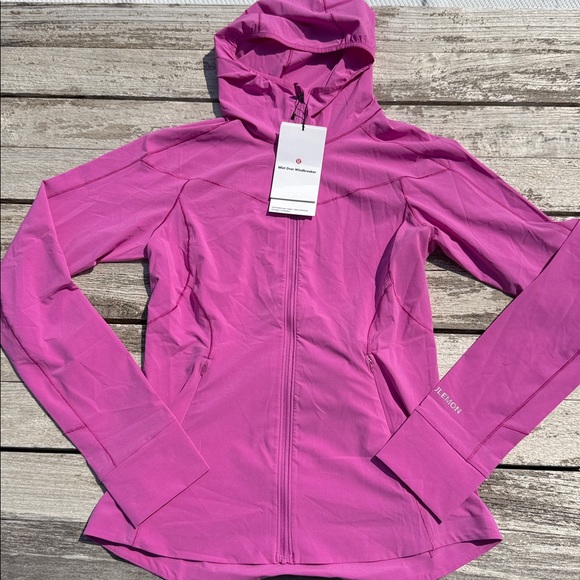 Lululemon Mist Over Windbreaker Pow Pink tone women’s size 6 NWT jacket - Picture 1 of 7
